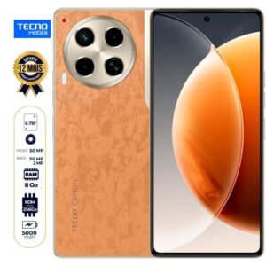 Tecno Camon 30 - 256 Go - 8Go RAM - 6.78" - Dual Nano Sim - 50MP + 2MP/50MP - 5000mAh - Garantie 12 mois